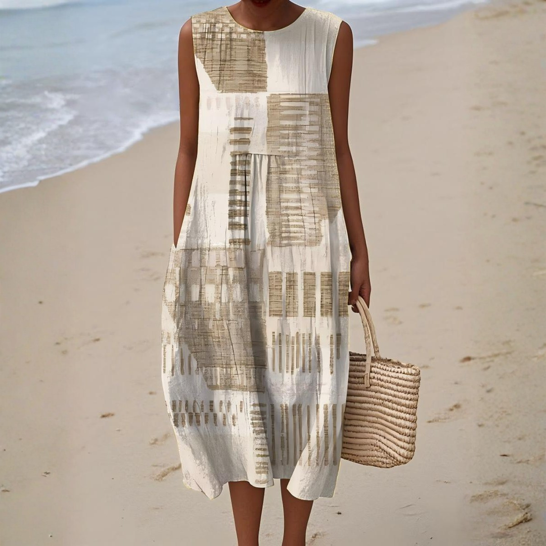 Helena™ | Vestido Abstracto de Verano