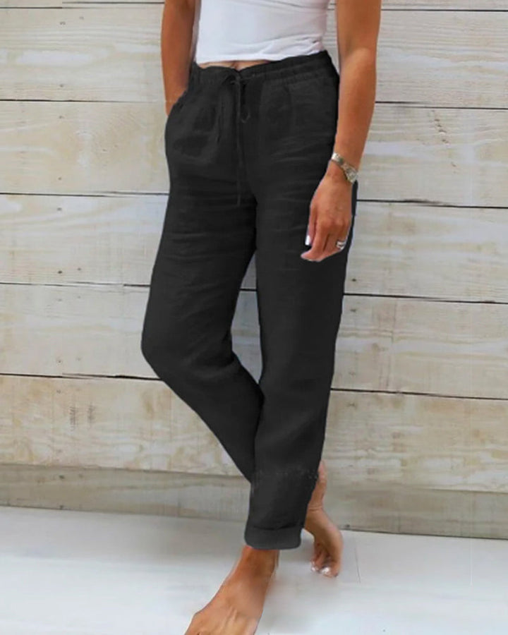 Alejandra – Pantalones de Cuerda Relajados