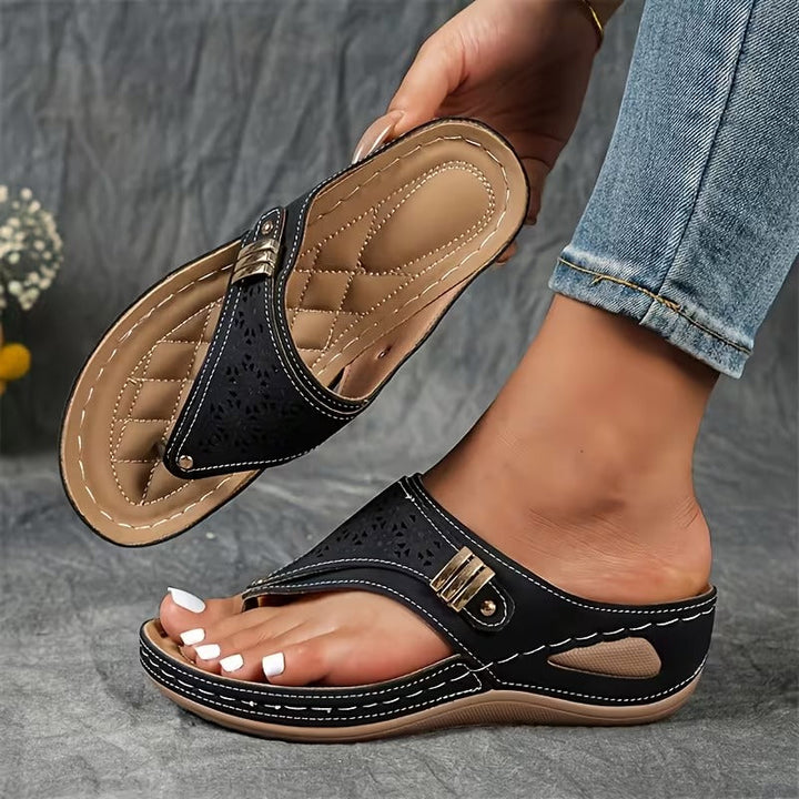 MIREYA | SANDALIAS PLANAS CÓMODAS Y SOSTENIBLES