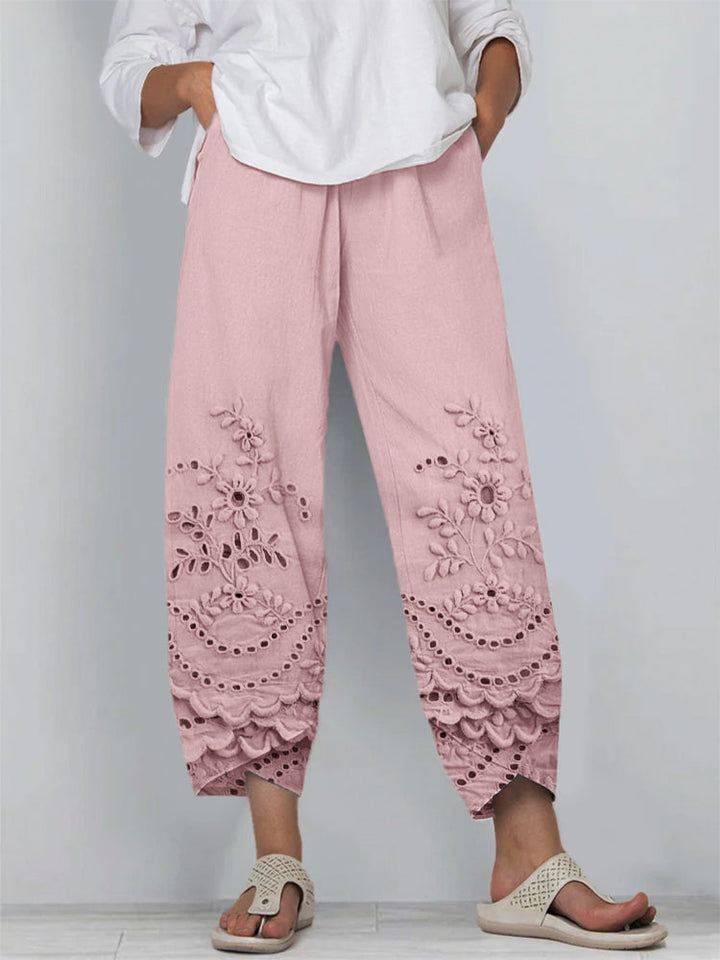Pantalones de Encaje Impreso Gianna™