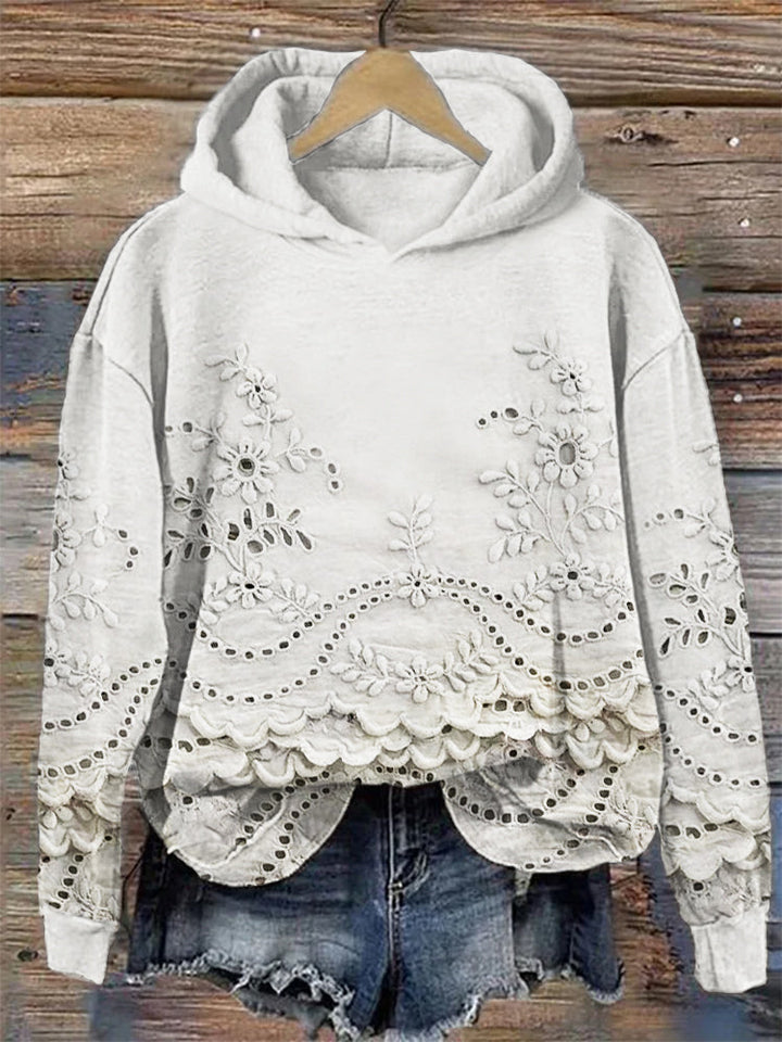 Emily™ Sudadera Vintage Impresa