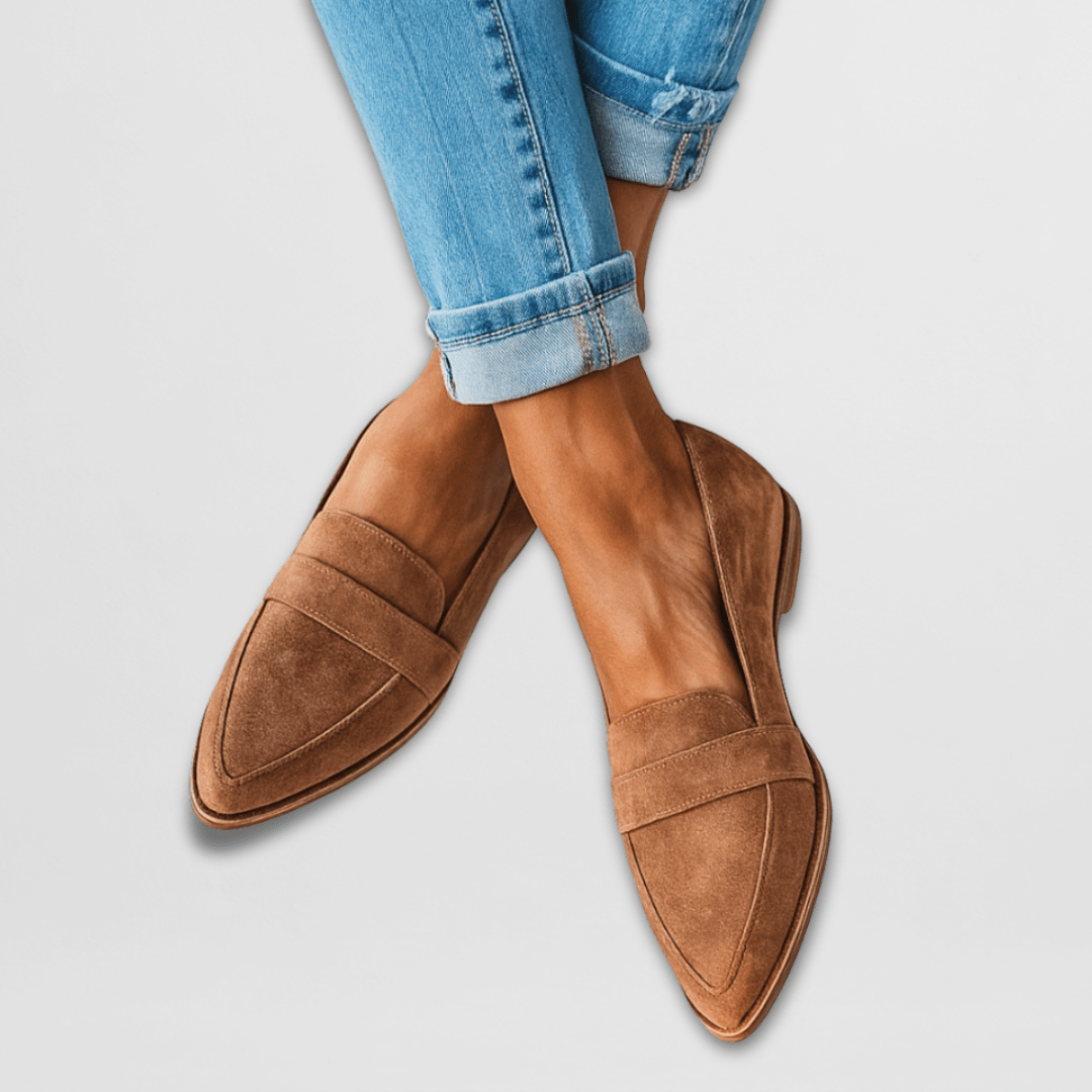 XIMENA | MOCASINES ORTOPÉDICOS DE SUAVE PIEL DE GAMUZA