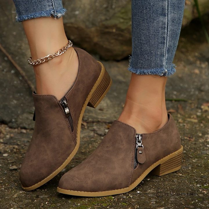 Botas de Tobillo Ortopédicas Eleanor™ con Cierre de Cremallera