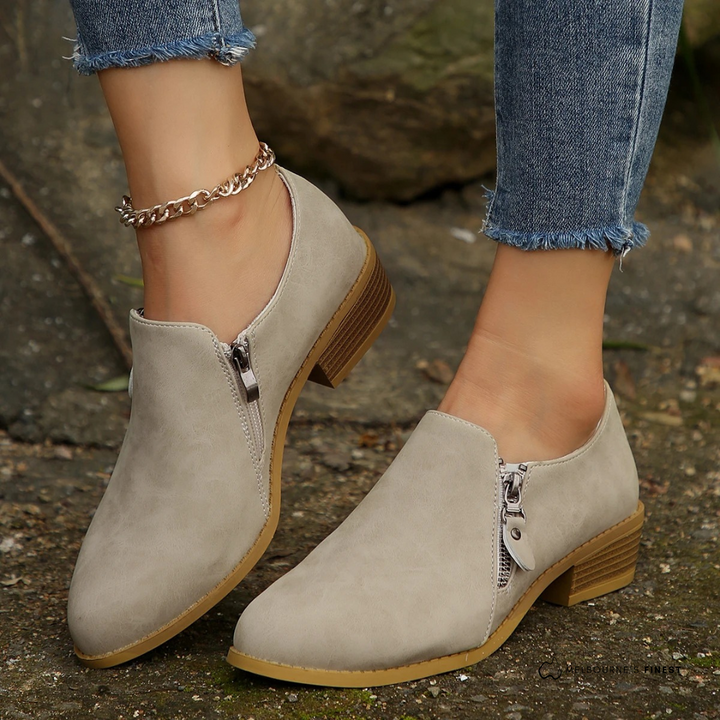 Botas de Tobillo Ortopédicas Eleanor™ con Cierre de Cremallera