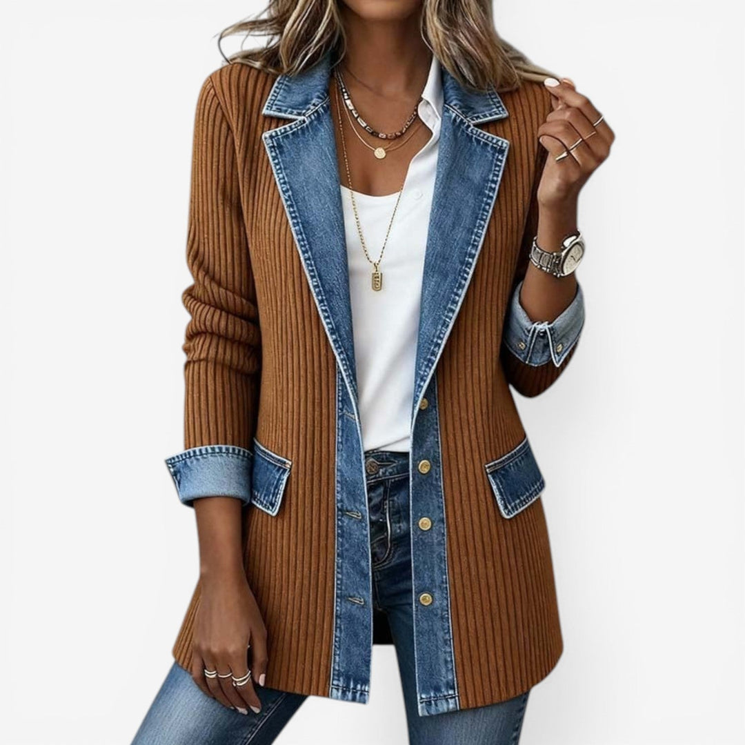 RENE™ | CHAQUETA DE MEZCLILLA ESTILO URBANO