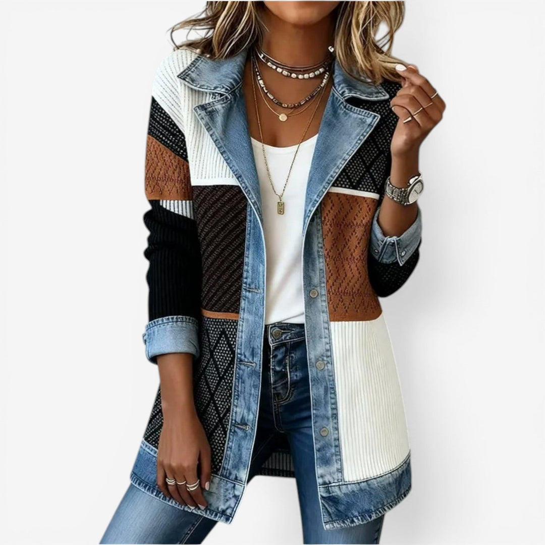 RENE™ | CHAQUETA DE MEZCLILLA ESTILO URBANO
