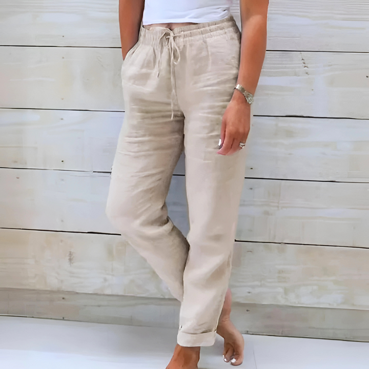 Alejandra – Pantalones de Cuerda Relajados