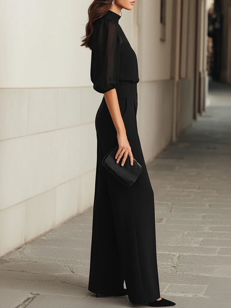 CARLOTA | CONJUNTO NEGRO DE TRES PIEZAS