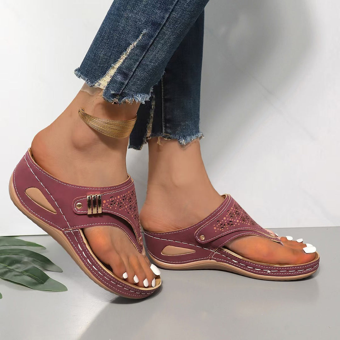 MIREYA | SANDALIAS PLANAS CÓMODAS Y SOSTENIBLES