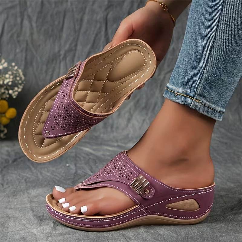 MIREYA | SANDALIAS PLANAS CÓMODAS Y SOSTENIBLES