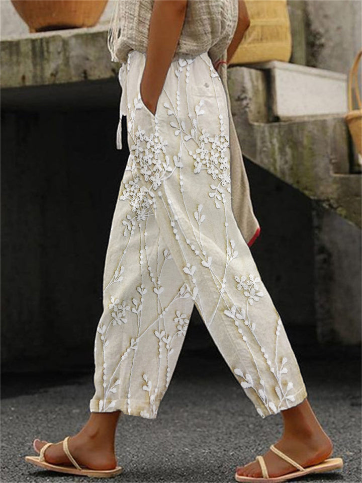 Pantalones Impresos Eleanor™ con Diseño de Vides