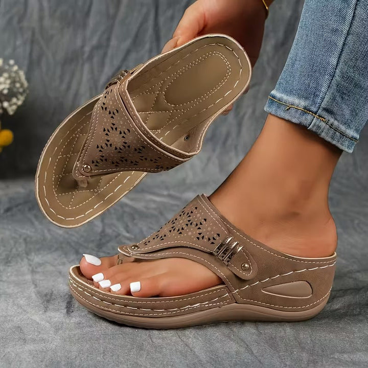 MIREYA | SANDALIAS PLANAS CÓMODAS Y SOSTENIBLES