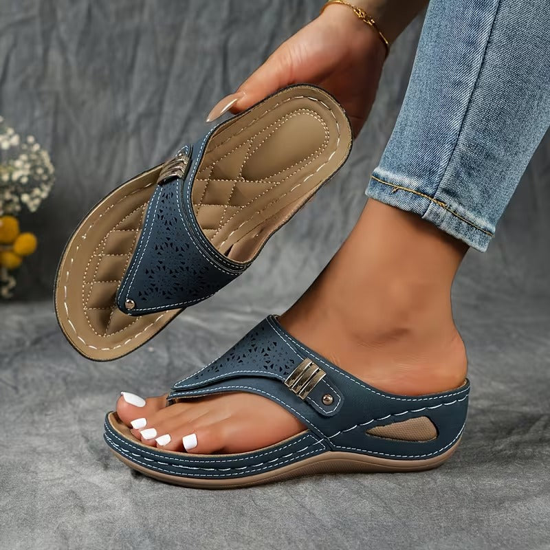 MIREYA | SANDALIAS PLANAS CÓMODAS Y SOSTENIBLES