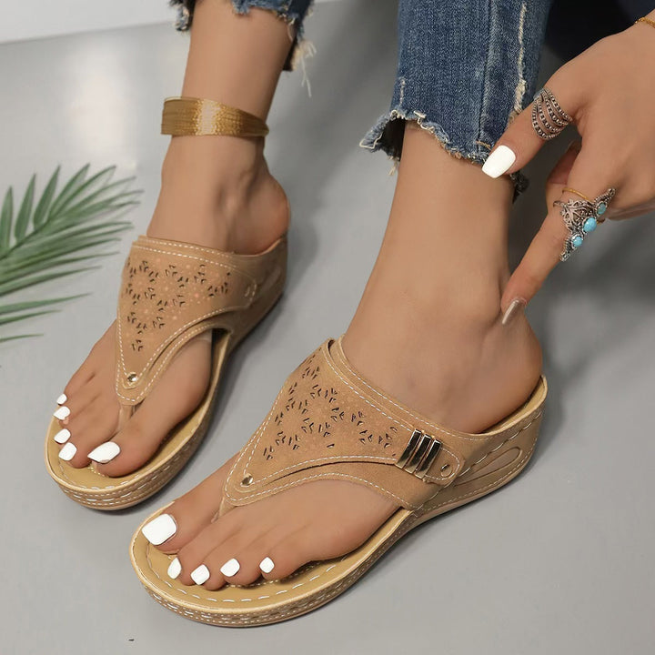MIREYA | SANDALIAS PLANAS CÓMODAS Y SOSTENIBLES