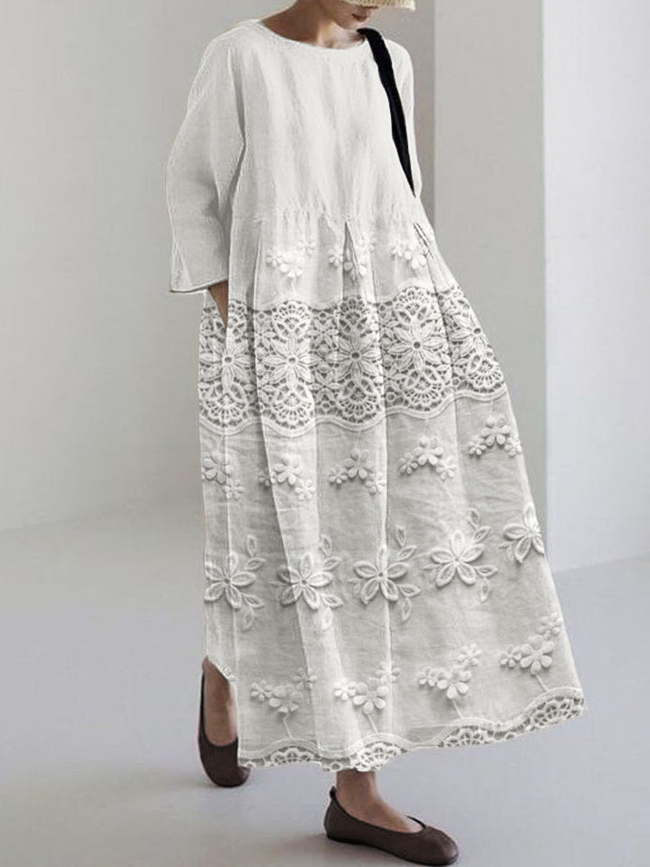 Vestido Impreso de Encaje Ava™