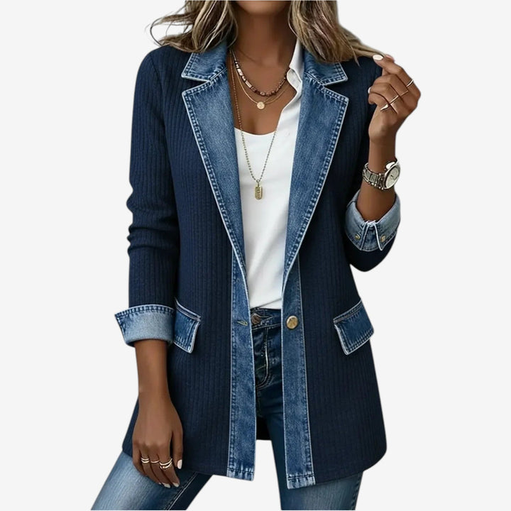 RENE™ | CHAQUETA DE MEZCLILLA ESTILO URBANO