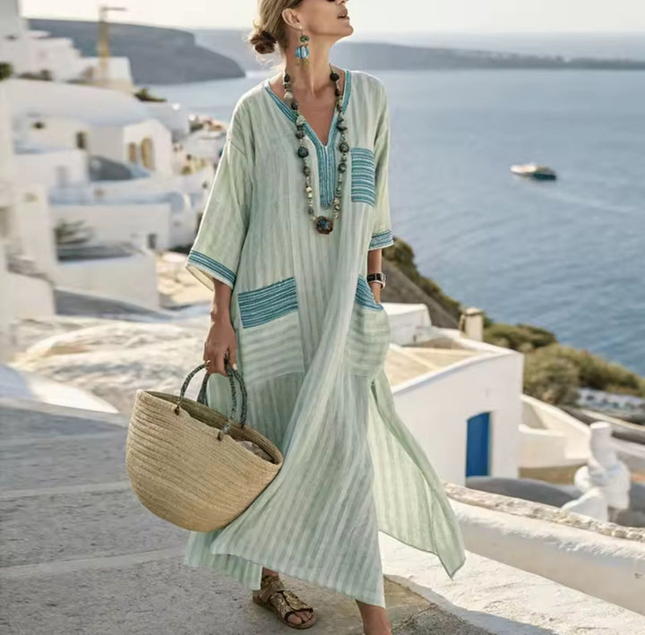 Elegante Mary - Vestido Largo para un Look Veraniego con Estilo