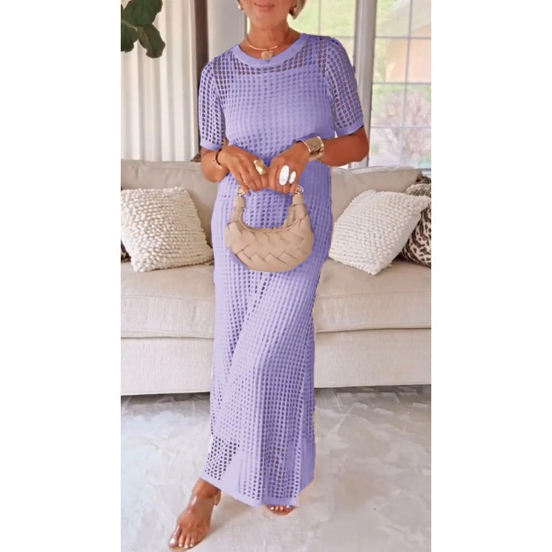 Vestido largo con aberturas Alejandra™ + combina gratis