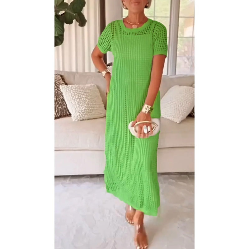 Vestido largo con aberturas Alejandra™ + combina gratis